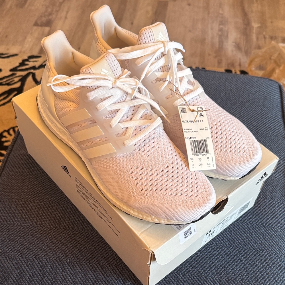 Adidas White UltraBoost Sneakers